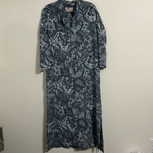 VTG Kiyomi Hawaii Liberty House Dress/Caftan. Size 18